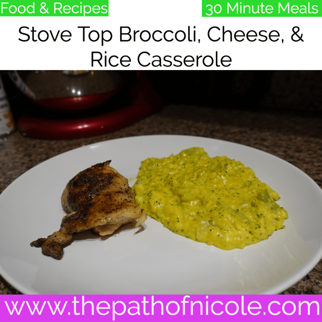 Stovetop Broccoli, Cheese, and Rice Casserole