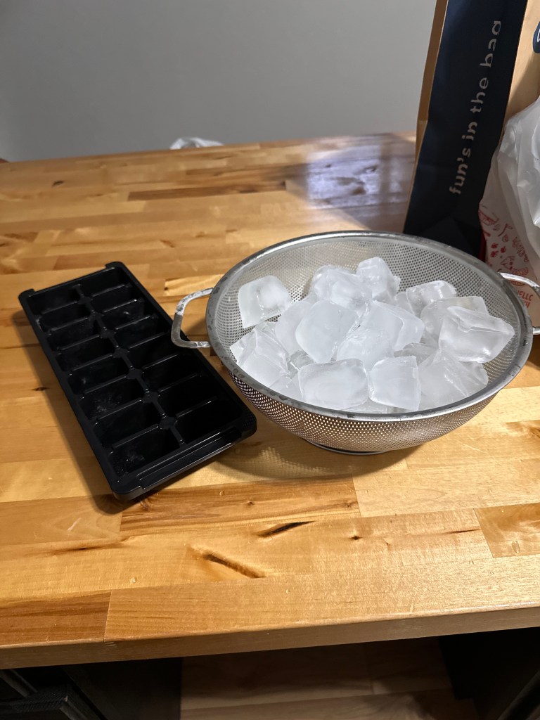 homemade ice