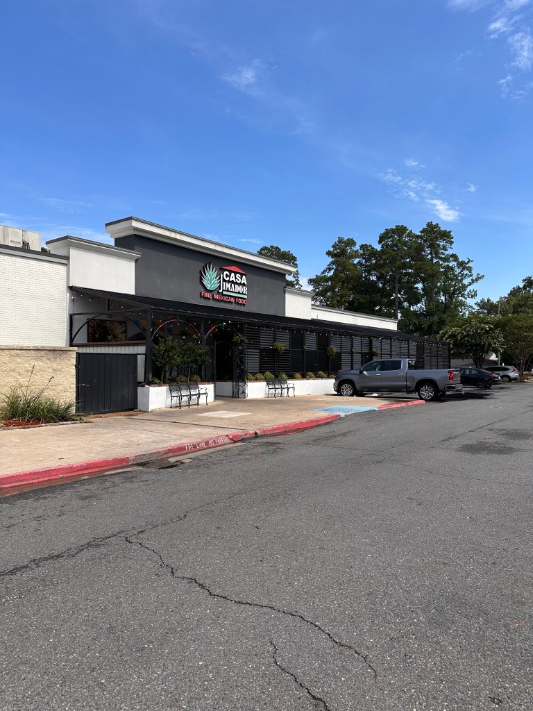 Disappointing Mexican restaurant in Pierremont Mall named Casa Jimador.