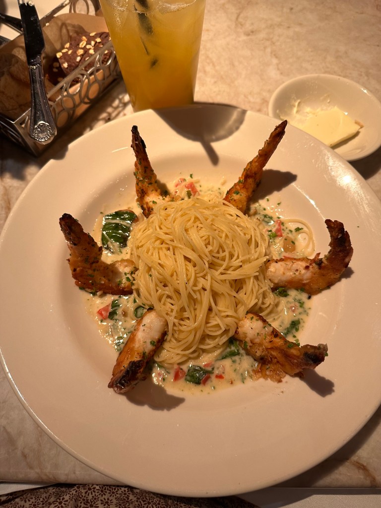 Food from The Cheesecake Factory