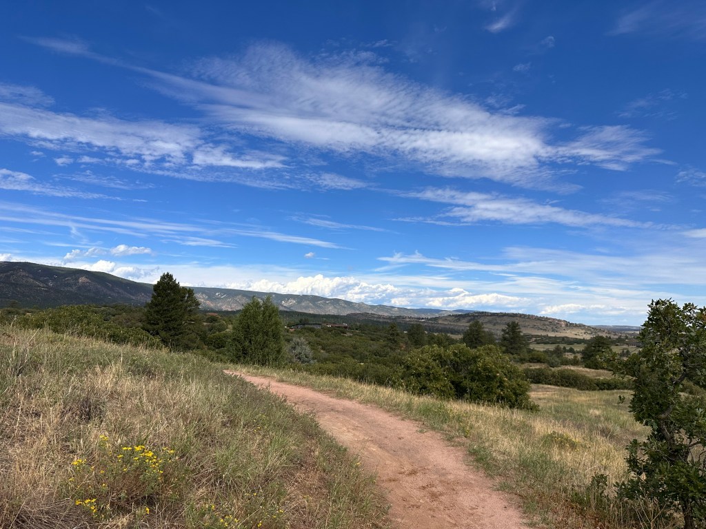 Scenery around Larkspur, CO